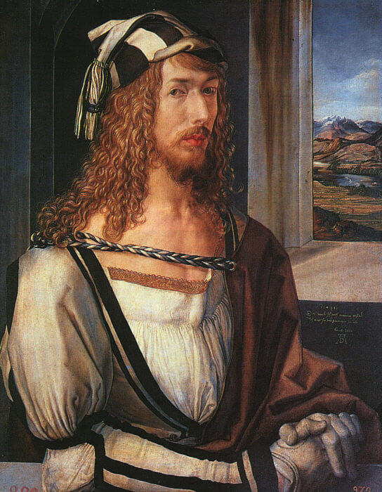 Selbstportrait, 1498, im Nationalmuseum del Prado in Madrid