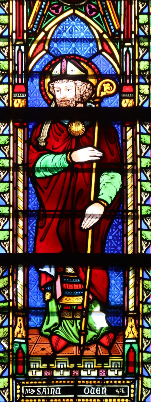Glasfenster in der Kirche de la Trinité in Fécamp