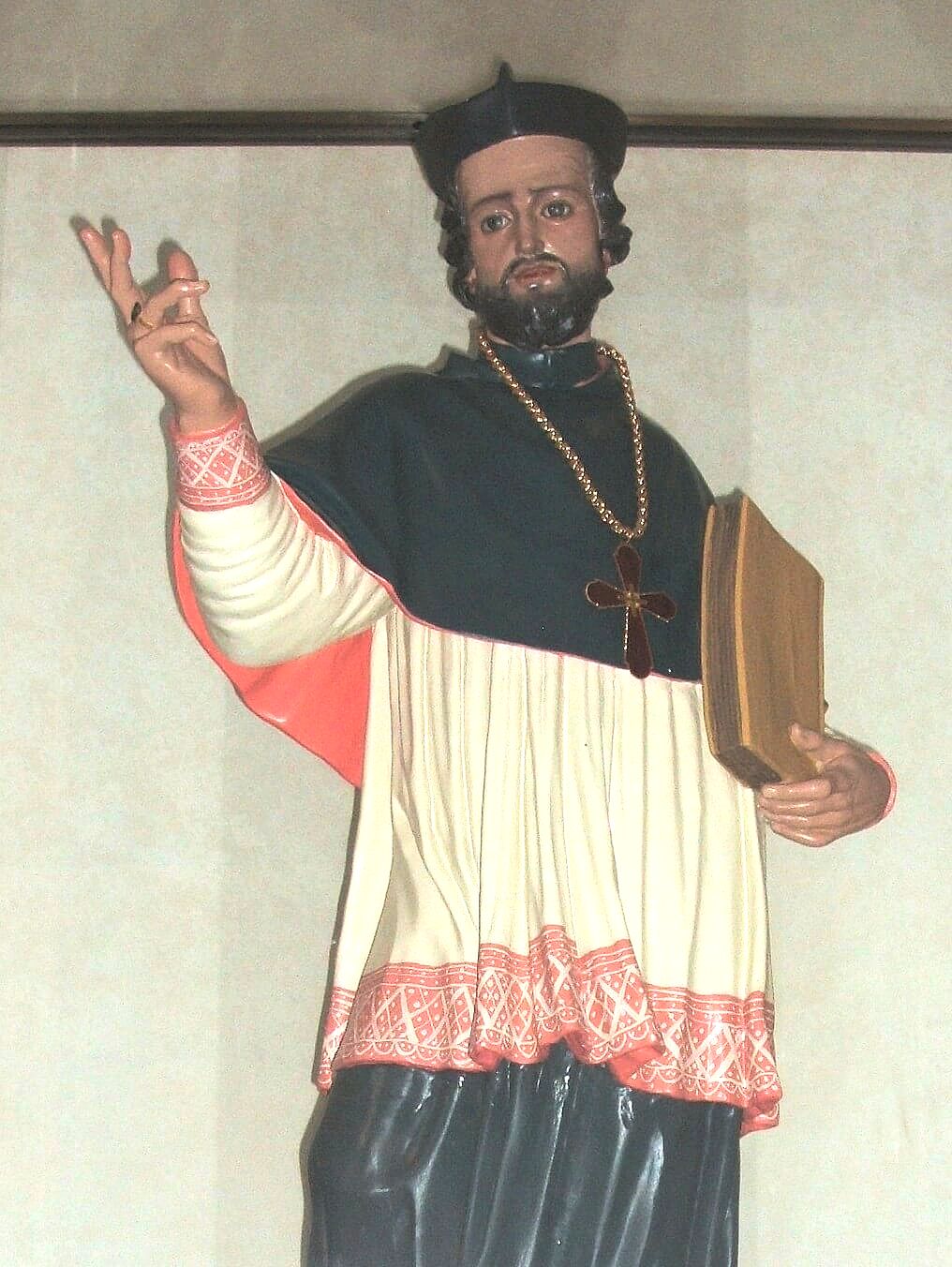 Statue in der Basilika „De Finibus Terrae” in Santa Maria di Leuca