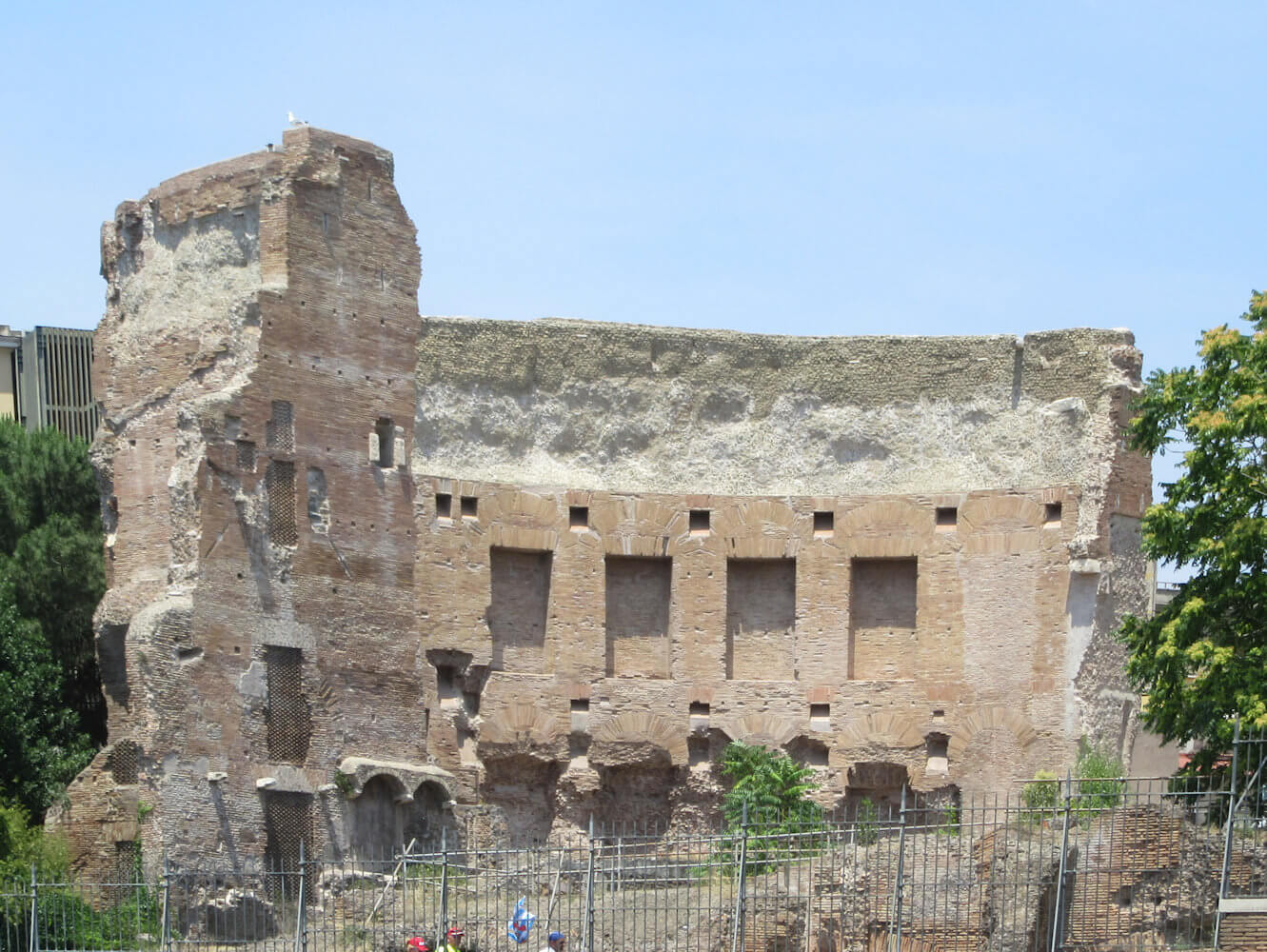 Reste der Thermen des Titus in Rom