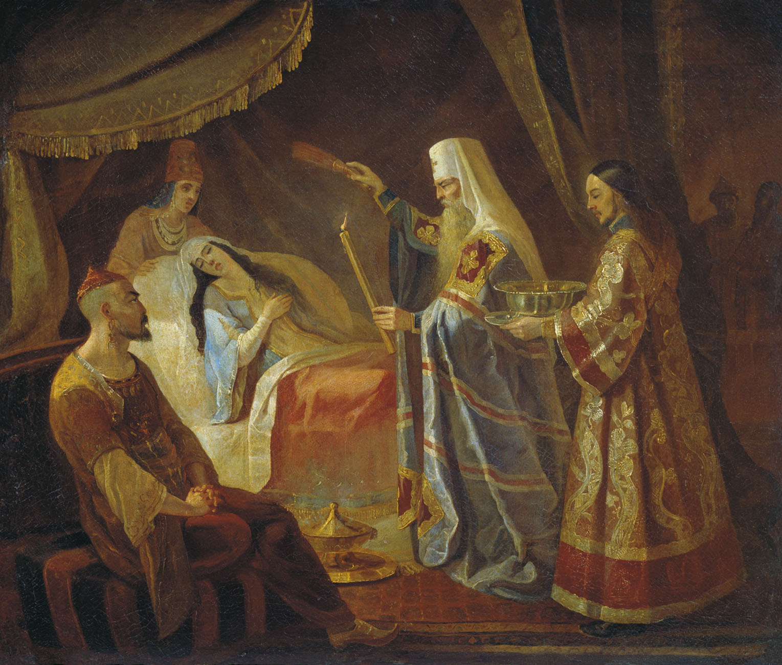 Jakow Fjodorowitsch Kapkow (1816 – 1854): Alexius heilt die Tatarenkönigin Taidulla