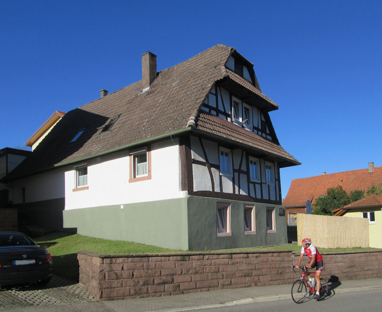 Alois Henhöfers Elternhaus in Völkersbach, 1788 erbaut