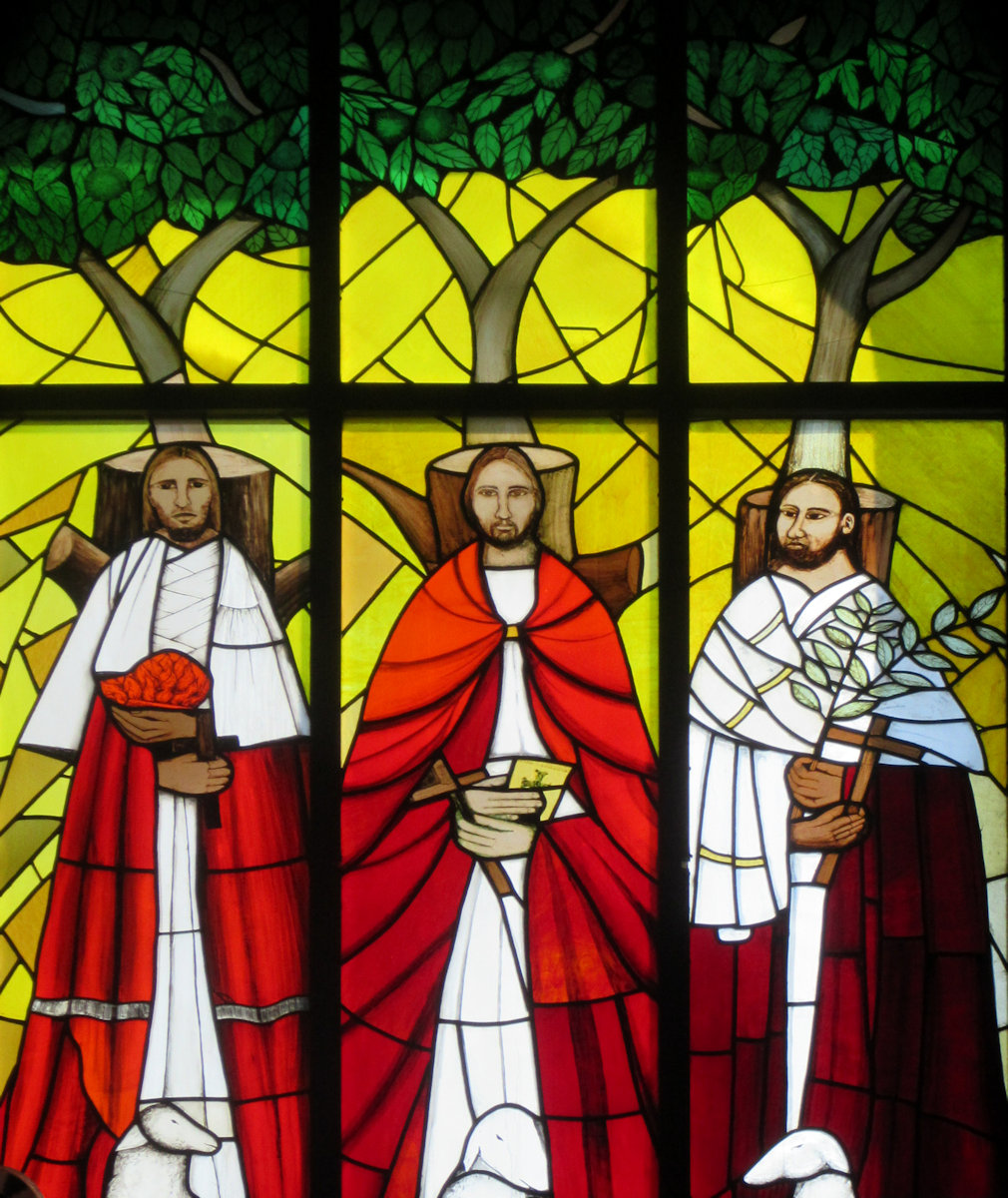 Glasfenster im Santuario in Trecastagni