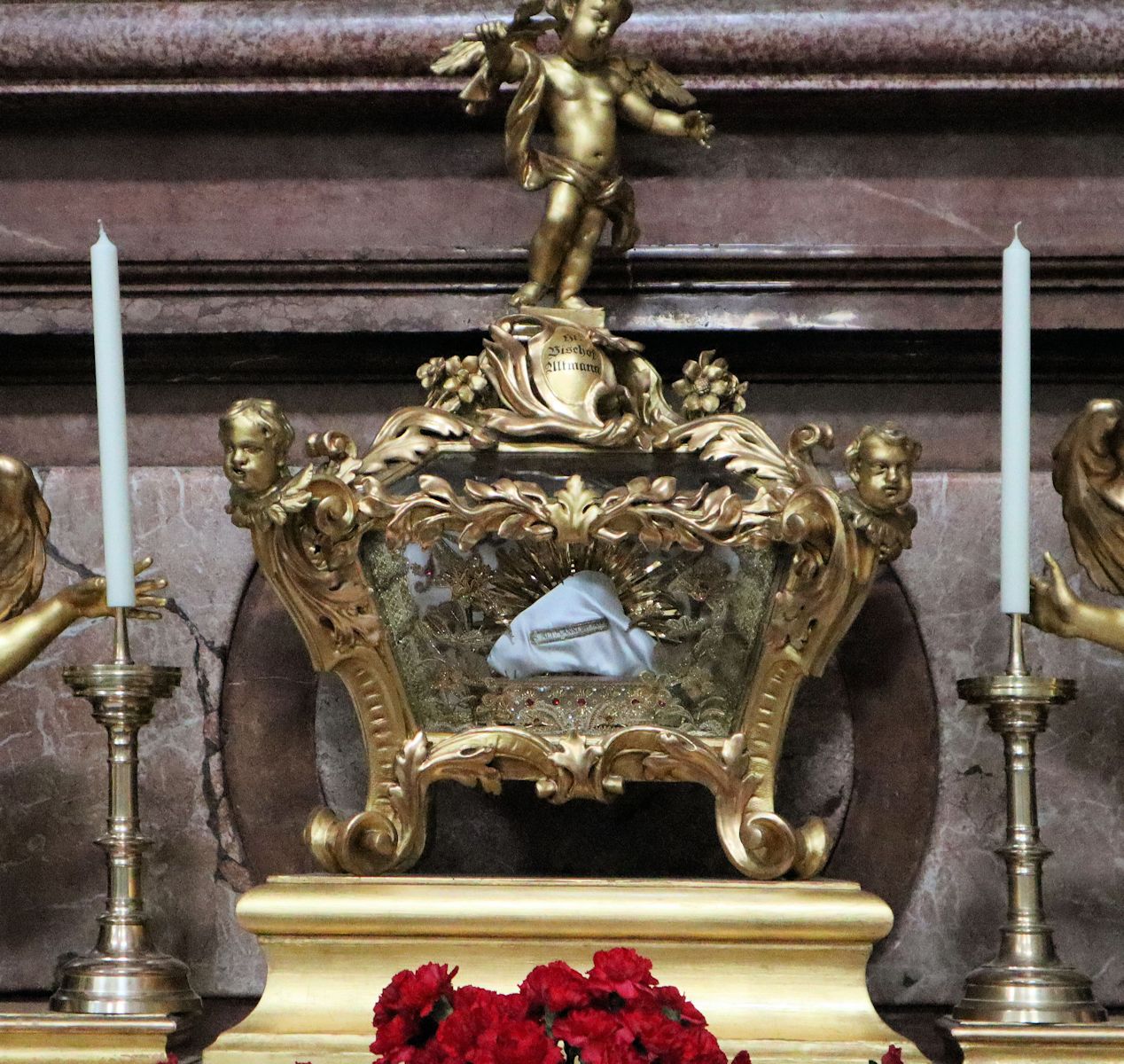 Reliquien im Dom in Passau