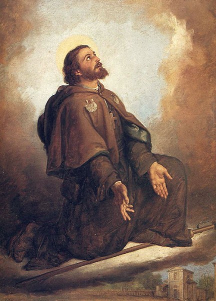 Francesco Podesti (1800 - 1895): Bild in der Kirche von Isola di Brescia, Ortsteil von San Giovanni in Marignano bei Rimini