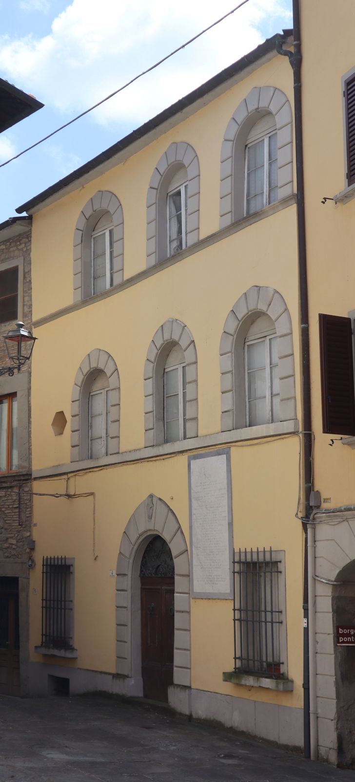 Palazzo Traversari, Ambrosius' Geburtshaus in Portico di Romagna