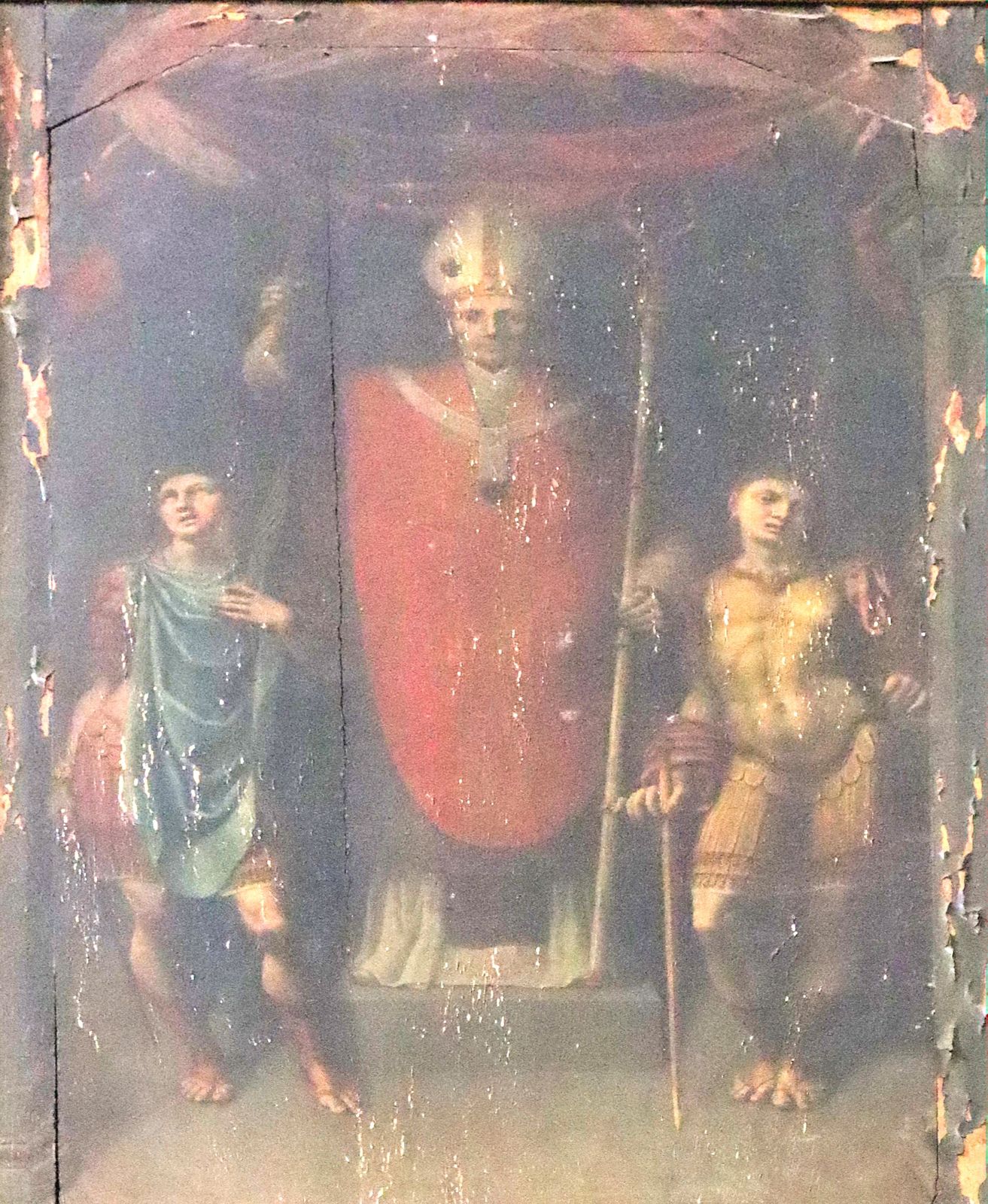NN: Ambrosius, 16. Jahrhundert, in der Kirche Santo Stefano Maggiore in Mailand