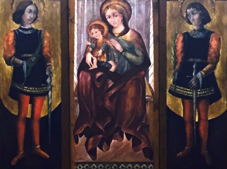 Tafelbild in der Abtei Sant'Albino