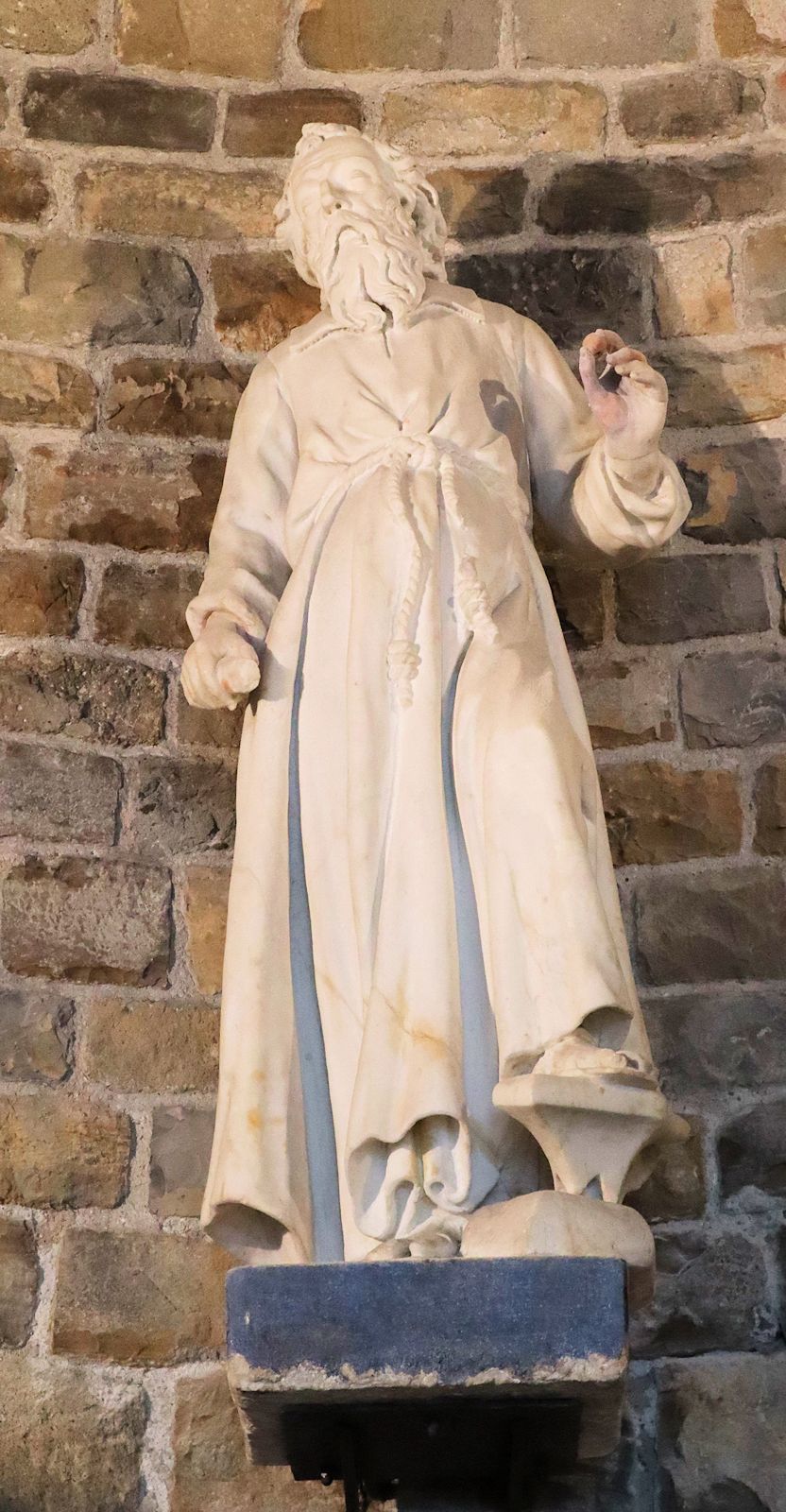 Statue in der Kapelle in Bordighera
