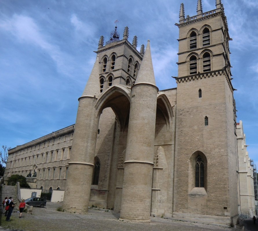 Kathedrale und Universität in Montpellier, beide gegründet von Papst Urban V.