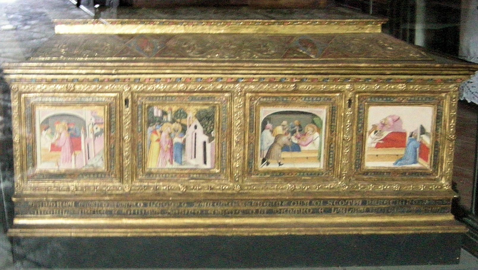 Andreas' Sarkophag in der Kirche San Martino a Mensola