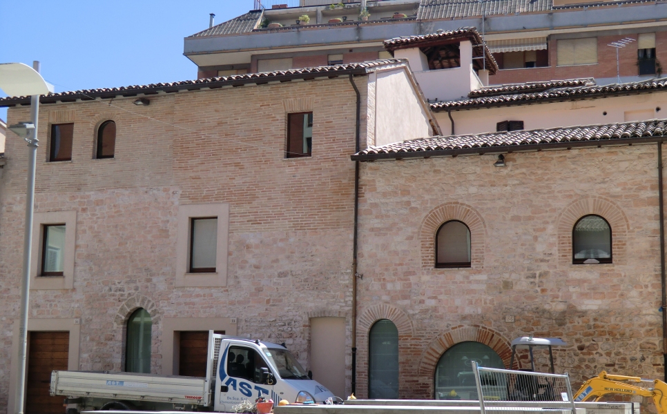 Angelas Haus nahe der Chiesa S. Francesco in Foligno