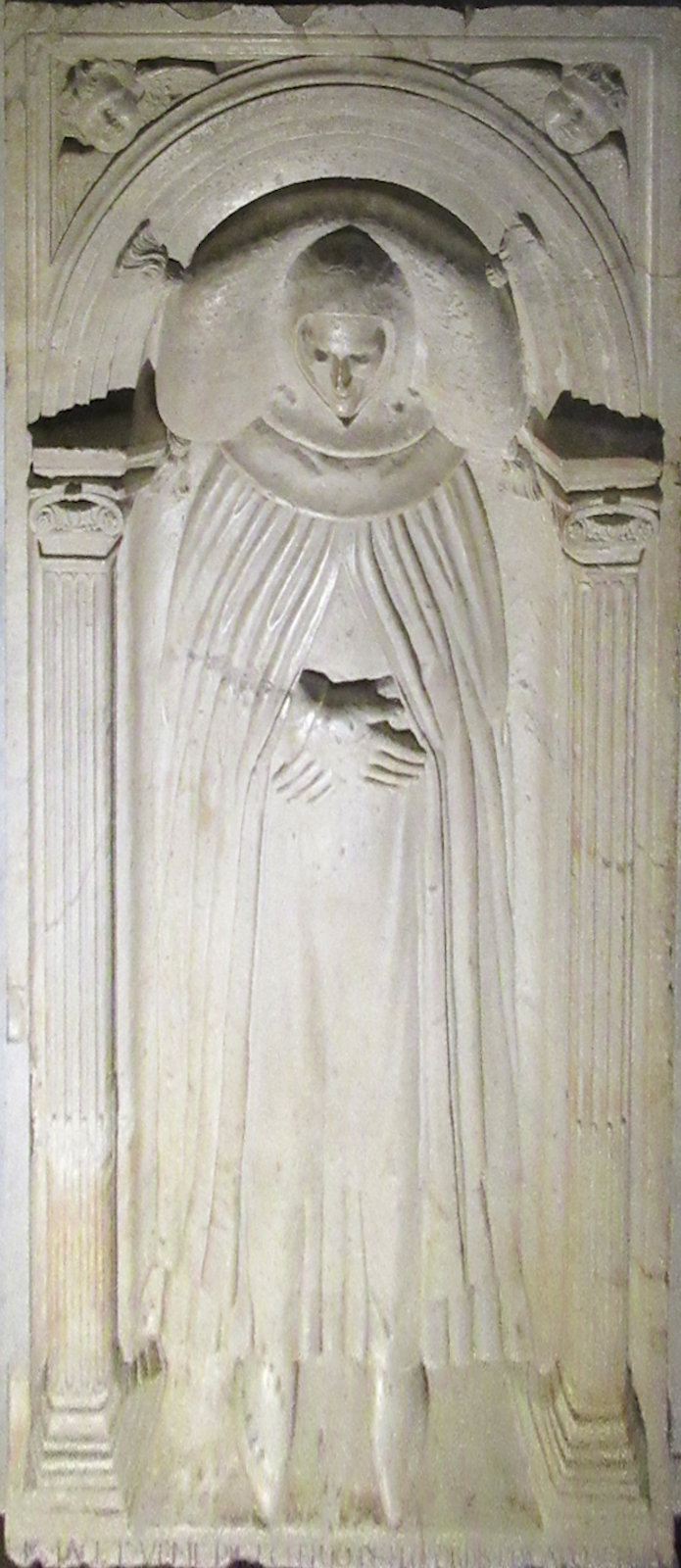 Isaia da Pisa: Fra Angelicos Grabplatte, um 1455, in der Kirche Santa Maria sopra Minerva in Rom