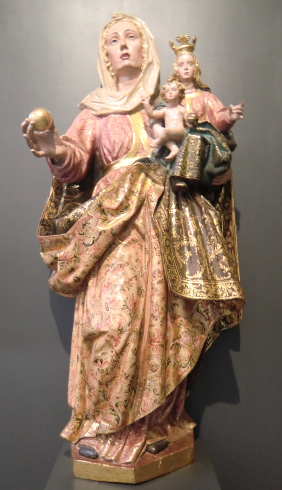 Bernardo de Elcaraeta und Diego de Torres: Anna mit Maria und dem Jesuskind, „Annaselbdritt”, 1650, in der Kathedrale in Santo Domingo de la Calzada