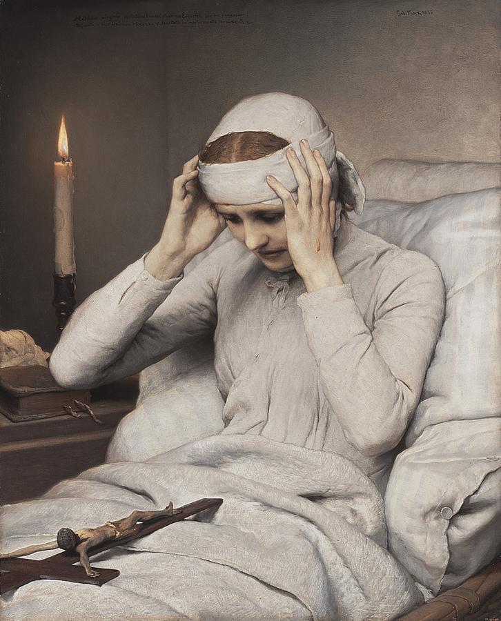 Gabriel Cornelius von Max: Die ekstatische Jungfrau Anna Katharina Emmerick, München 1885