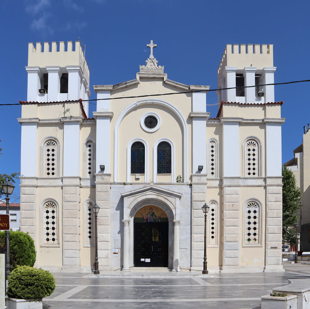 Metropolitankirche in Chalkida, gebaut an der Stelle einer früheren byzantinischen Kirche