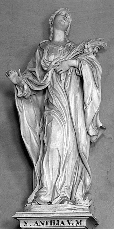 Bartolomeo Mazzuoli: Statue, 1713/1714, in der Kirche Santa Lucia in Montepulciano