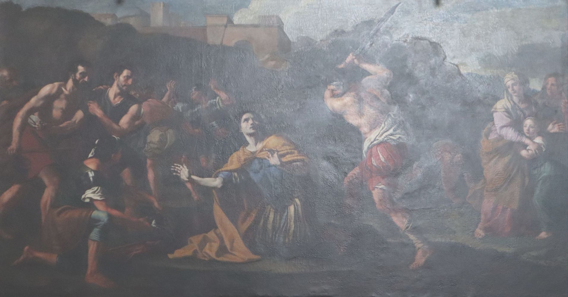 Robert de Longe: Antoninus' Martyrium, um 1694, in der Basilika Sant'Antonino in Piacenza