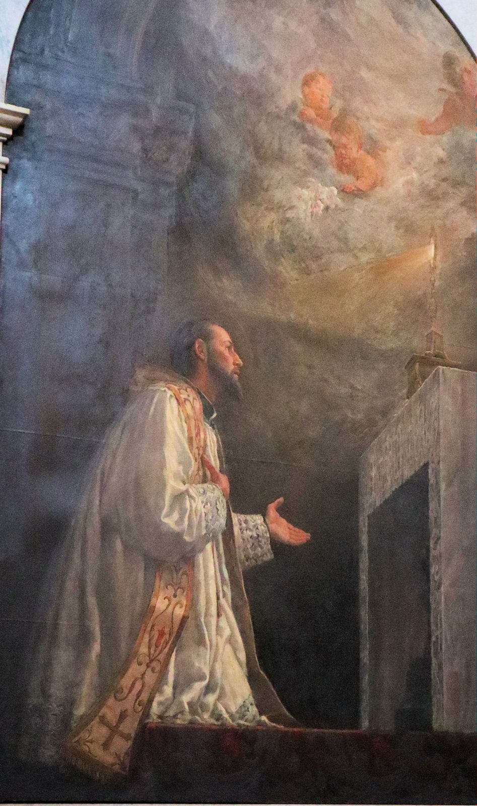 Altarbild in der Kirche der „Englischen Schwestern vom Heiligen Paulus” in Mailand