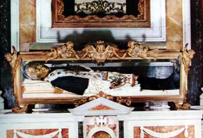 Antonius Marias Glassarg in der Servitenkirche in Viareggio