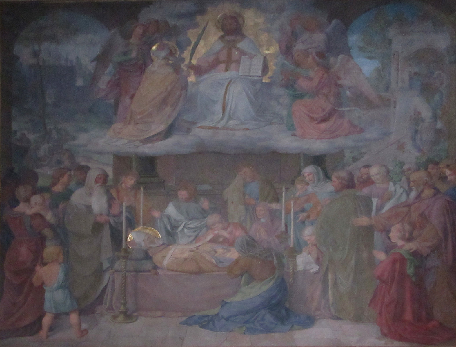 Ernst Deger und Karl Müller: Apollinaris stirbt, 1843 bis 1852, in der Wallfahrtskirche St. Apollinaris in Remagen