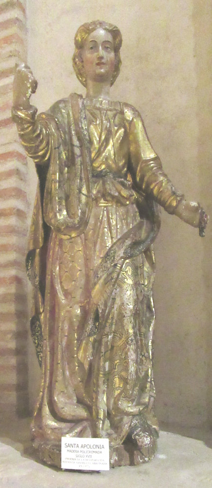 Statue, 17. Jahrhundert, in der Johanneskirche in Alba de Tormes