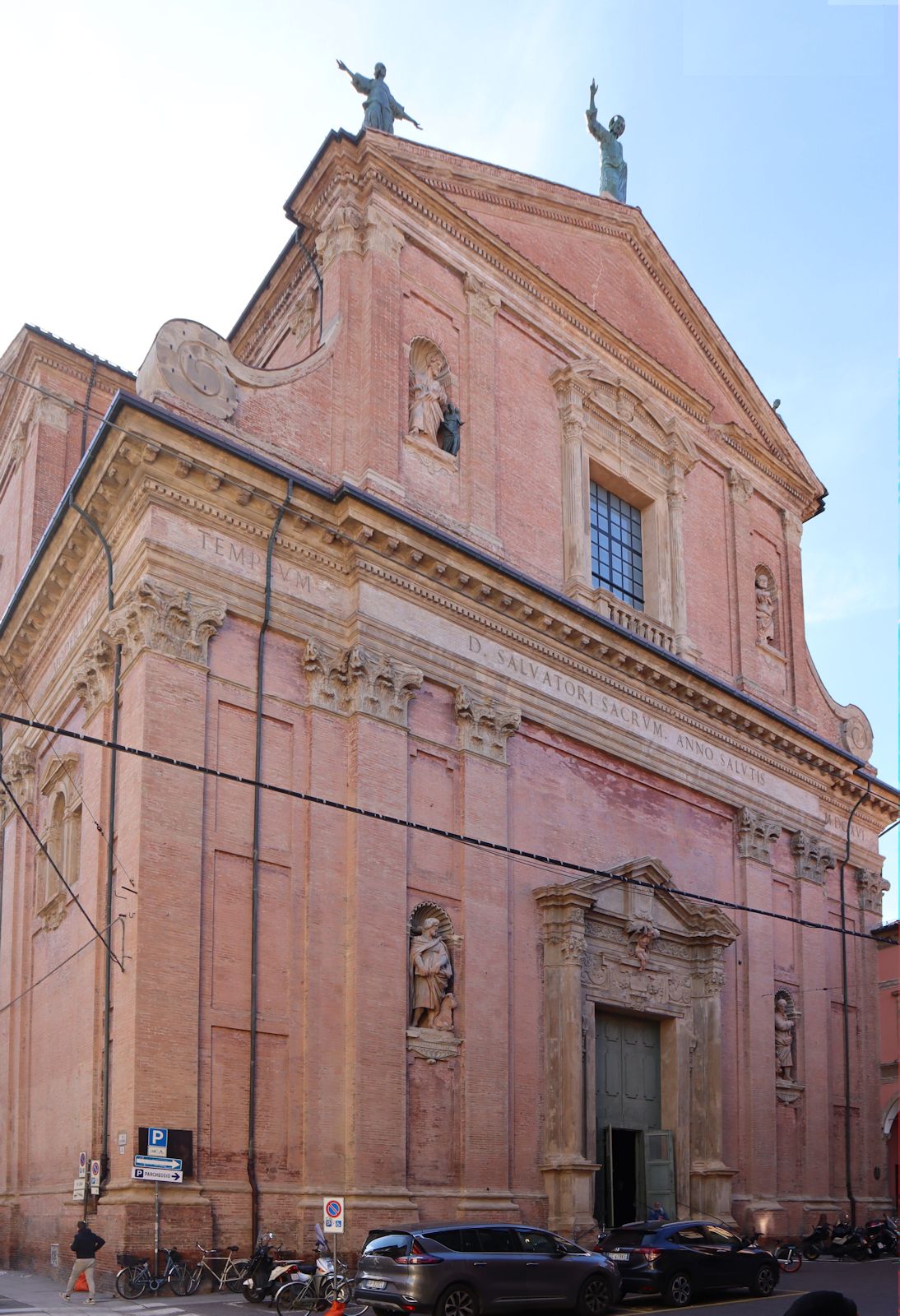 Benvenuto Tisi, genannt Il Garofalo: der junge Johannes (links) vor Zacharias, 1542, in der Kirche San Salvatore in Bologna