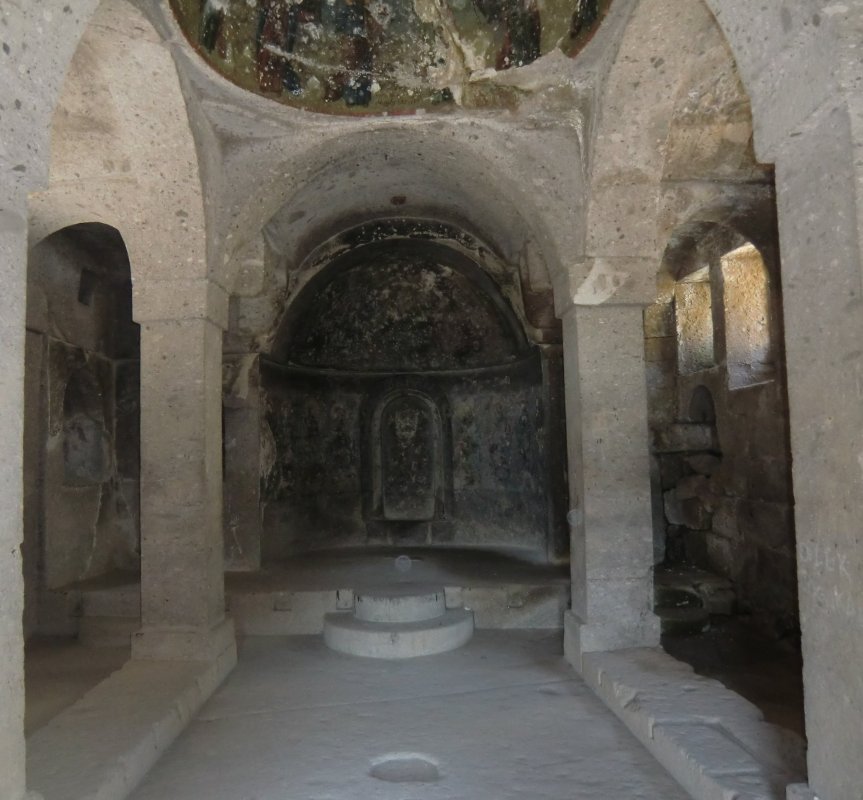 Das Innere der Sivişli-Kirche