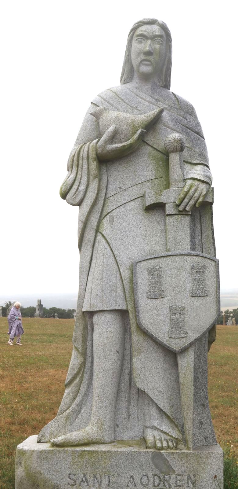 Seenu Shanmugam: Statue, 2023, im „Vallée des Saints” nahe Carnoët bei Saint-Brieuc