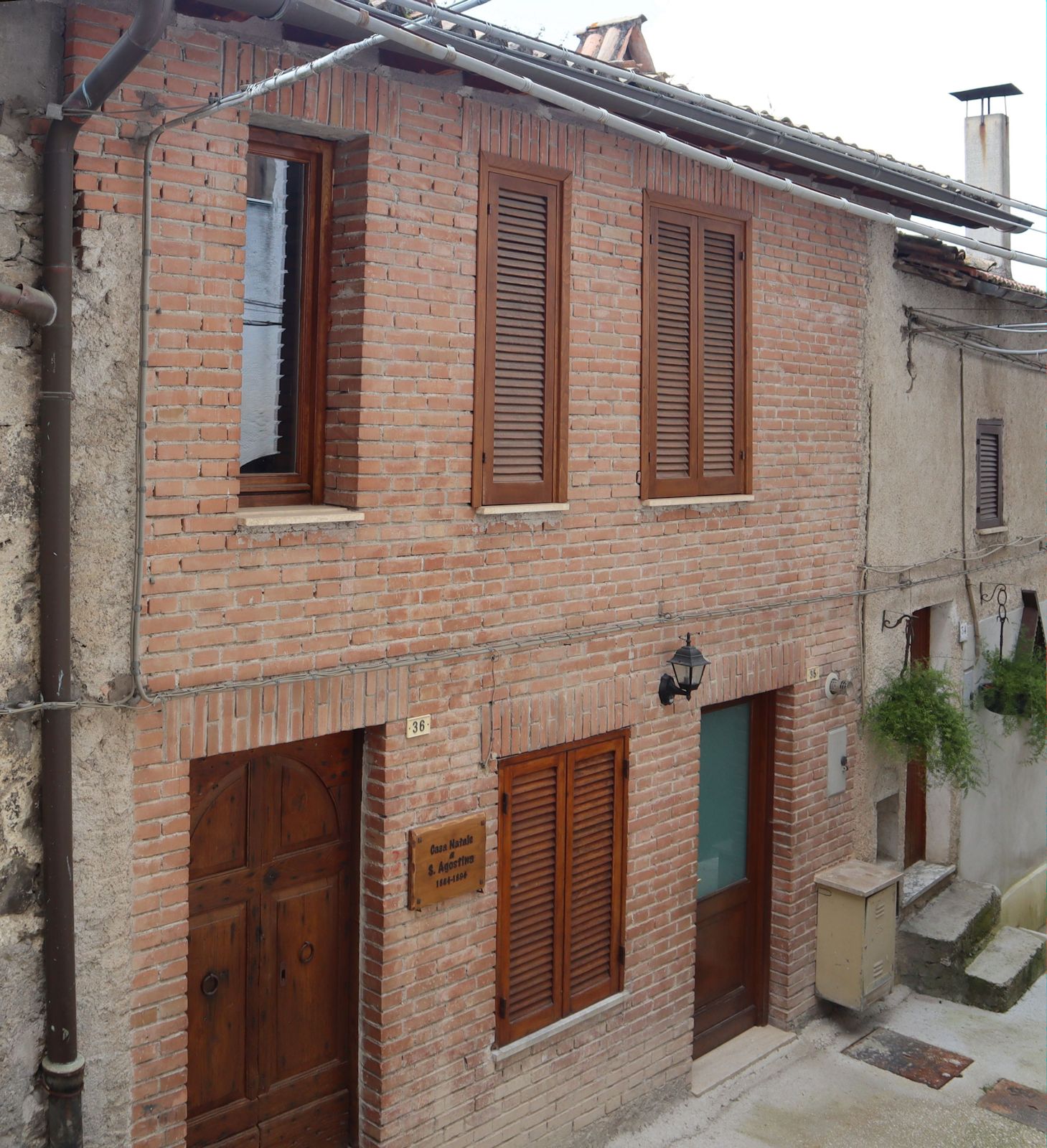 Augustinas Geburtshaus in Pozzaglia Sabina; dort wurde ein Oratorium eingerichtet