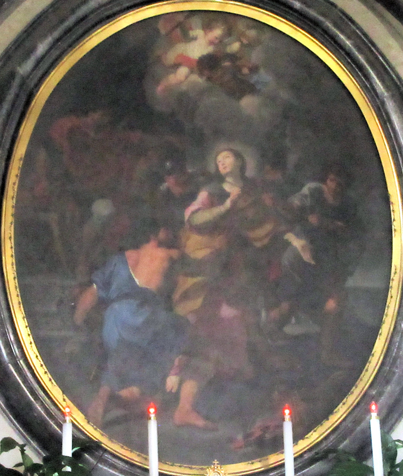 Andrea Sacchi: Altarbild, 1627, in der Kathedrale in Ostia Antica