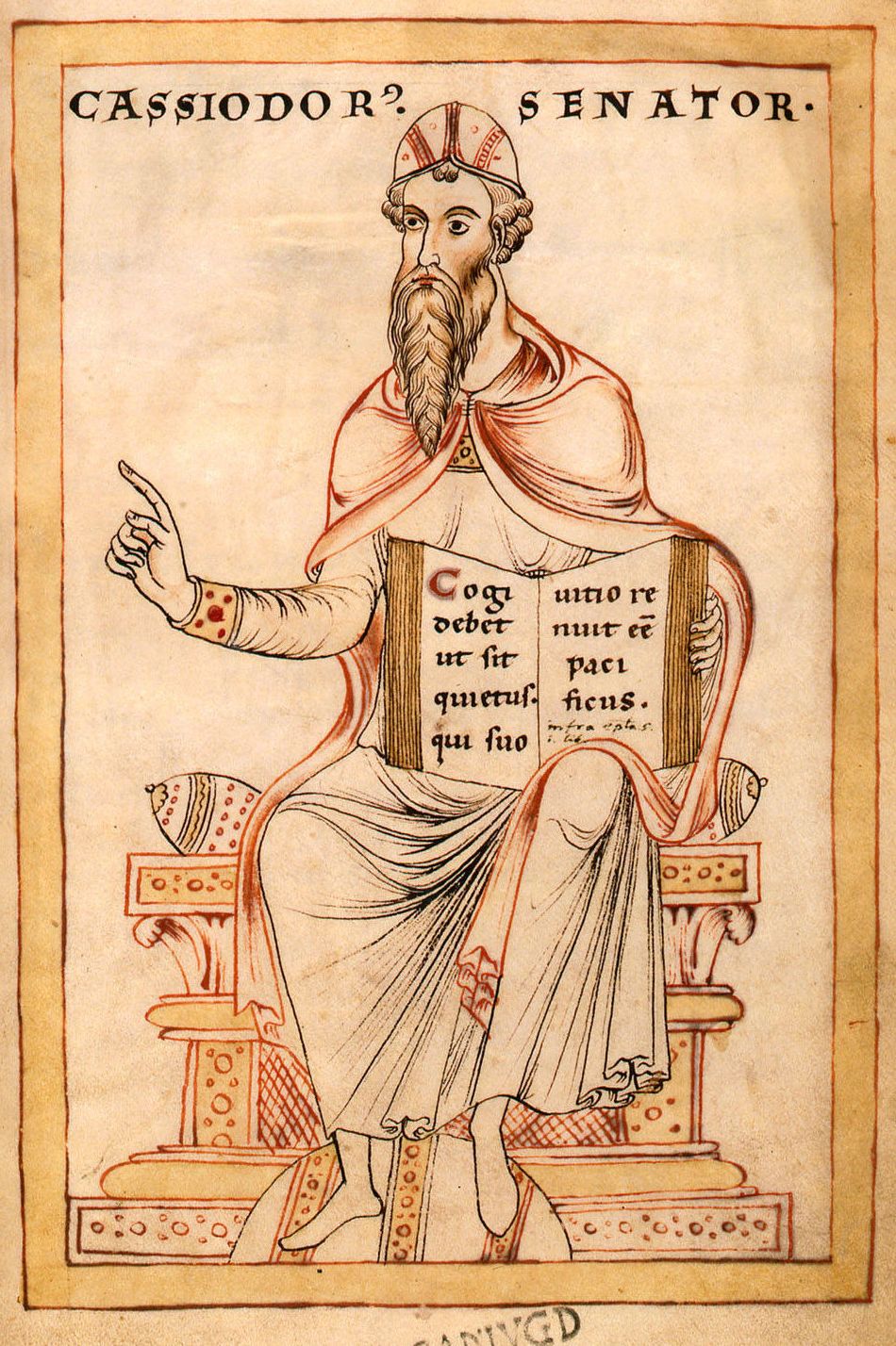 Aus: Gesta Theodorici, Handschrift von 1176/1177