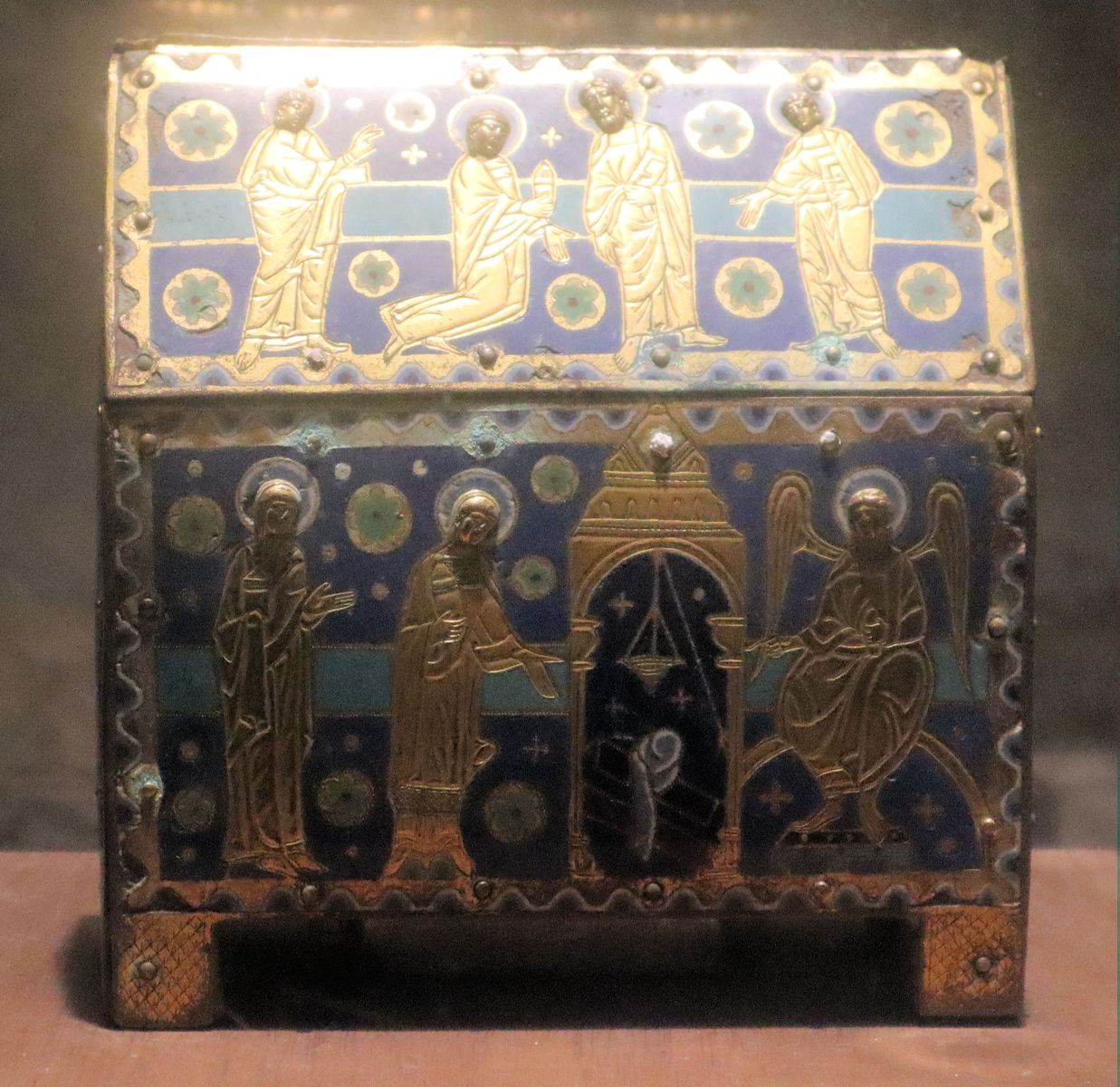 Reliquienschrein, 13. Jahrhundert, in der Krypta der Kirche Saint-Austremoine in Issoire