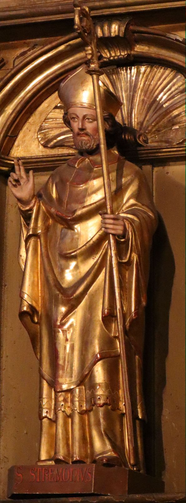 Statue, um 1710, in der Kathedrale in Clermont-Ferrand
