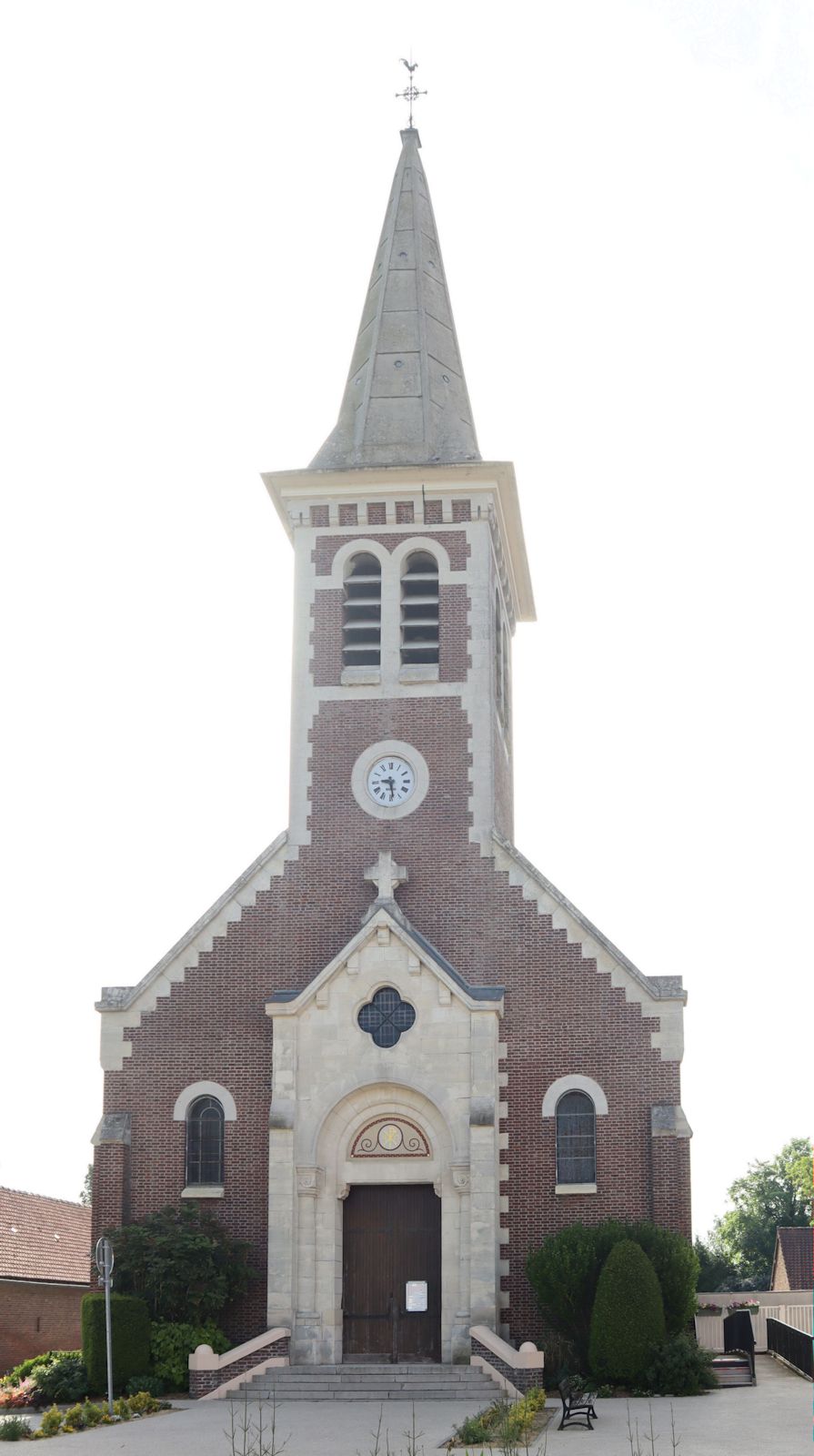 Die Autbodus geweihte Pfarrkirche in Wancourt