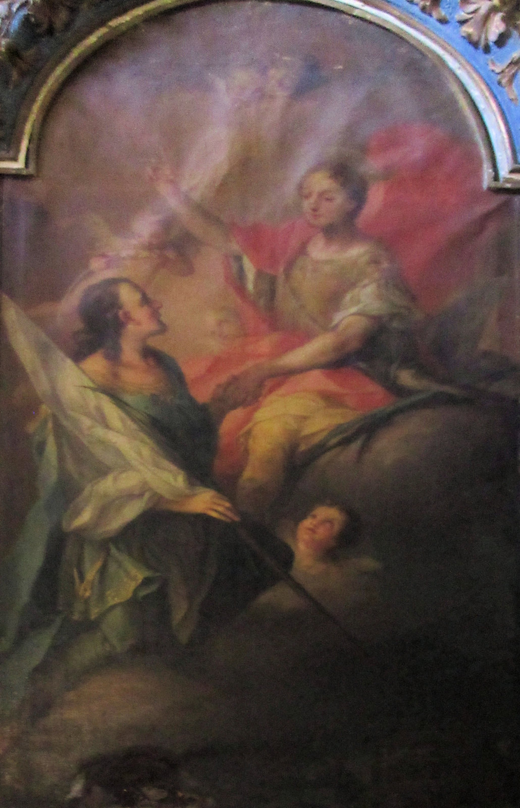 Bacchus' Verherrlichung, Altarbild in der Kirche Santi Sergio e Bacco in Rom