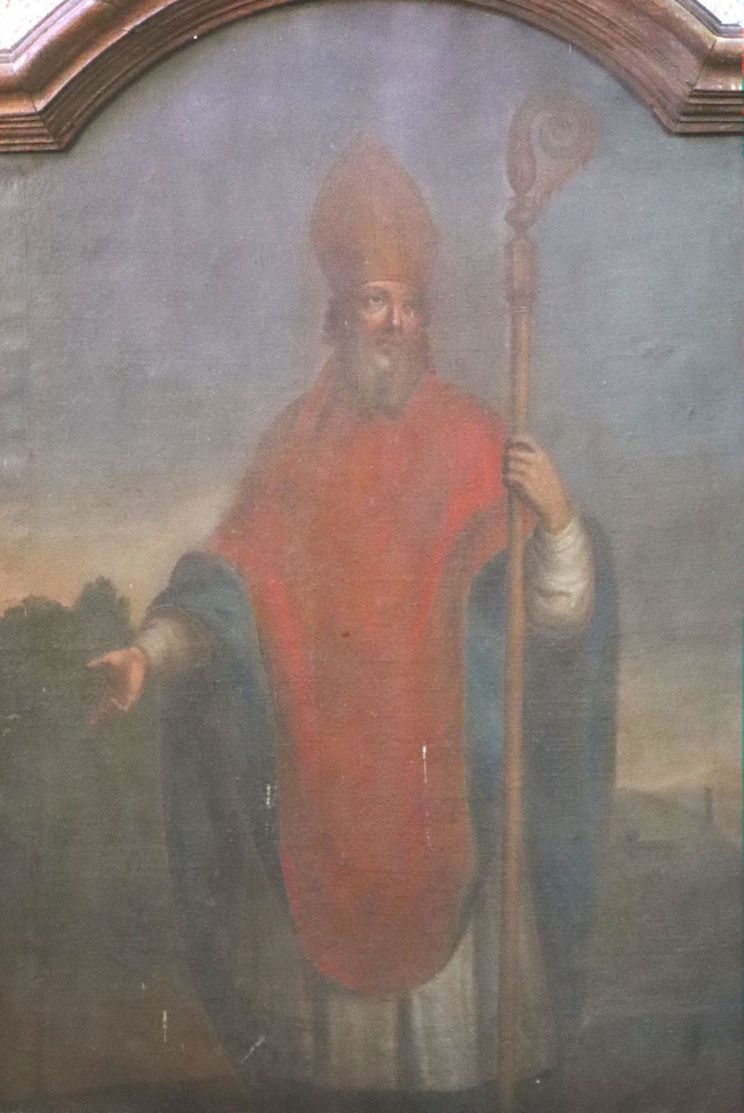 Bild in der Kirche in Chaumeil
