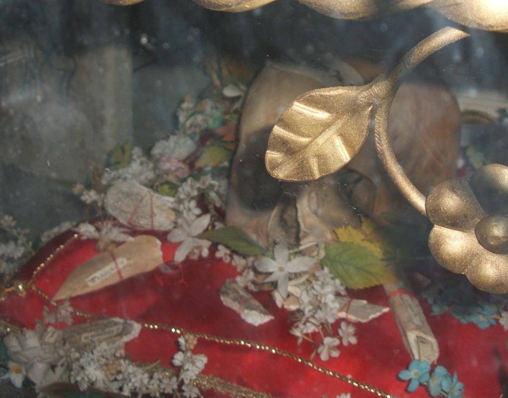 Barsanuphios' Kopf-Reliquie, in der Kathedrale in Oria