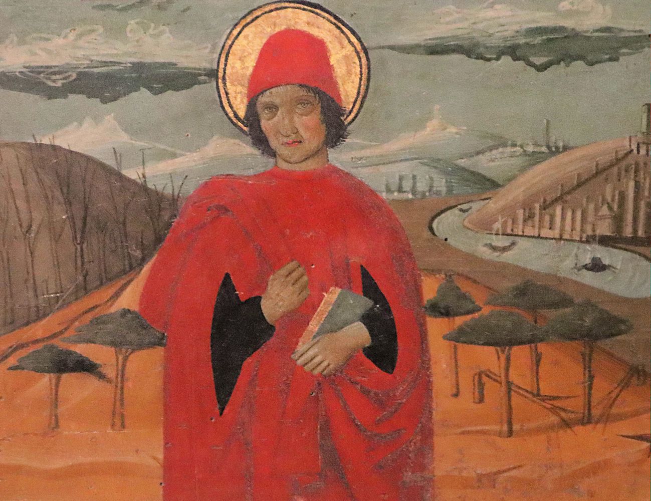 Pier Francesco Fiorentino: Bild, 1494, in der Predella eines Altars in der Kirche Sant'Agostino in San Gimignano