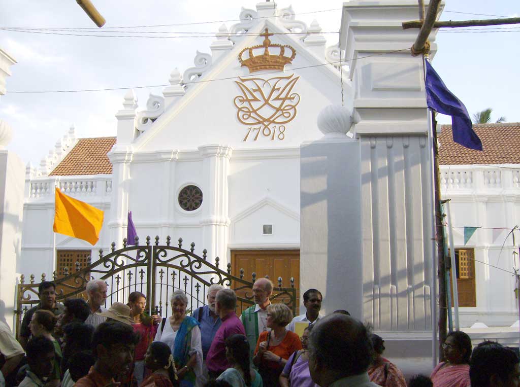 Neu-Jerusalem-Kirche in Tranquebar bei den Feiern zum 300-jährigen Jubiläum der Mission 2006
