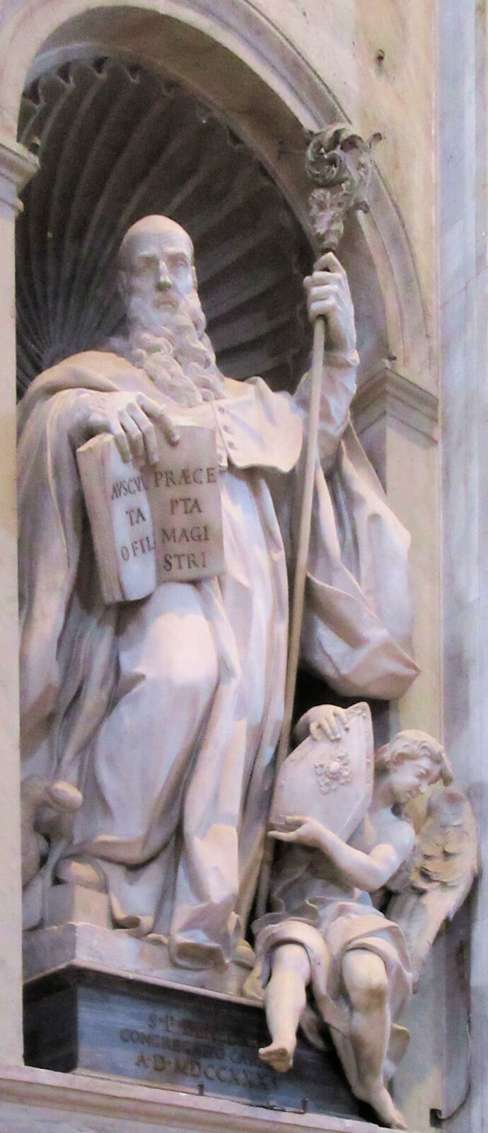 Statue, in der Peterskirche in Rom