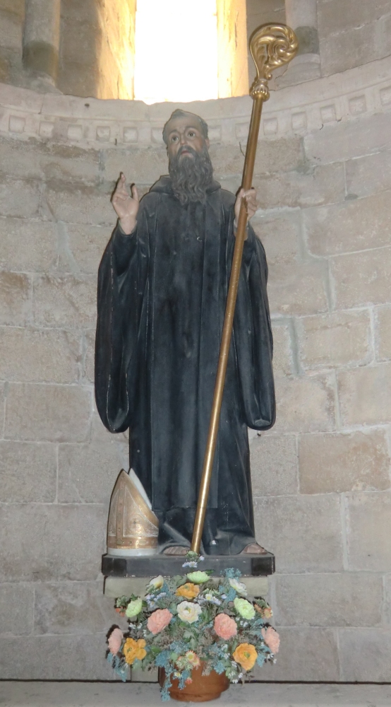 Statue in der Kirche des ehemaligen Klosters Irache