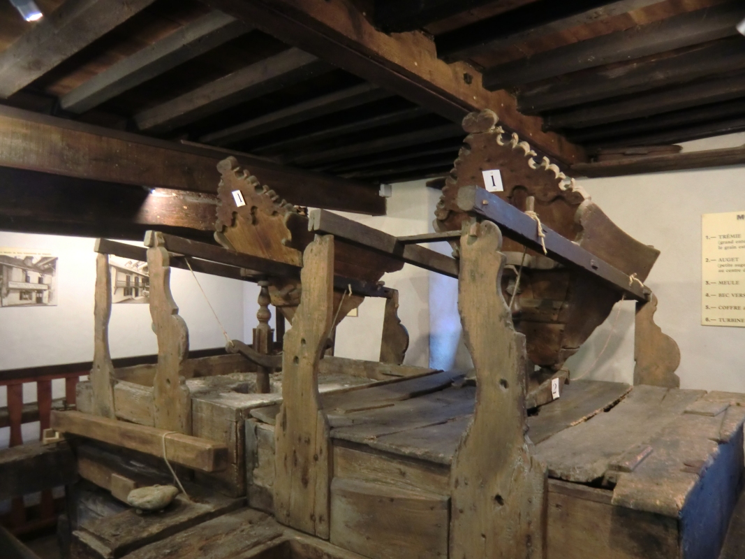 Das Mahlwerk in Bernadettes Geburtshaus, der früheren Mühle Boly