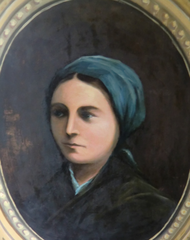Portrait im Museum in Lourdes
