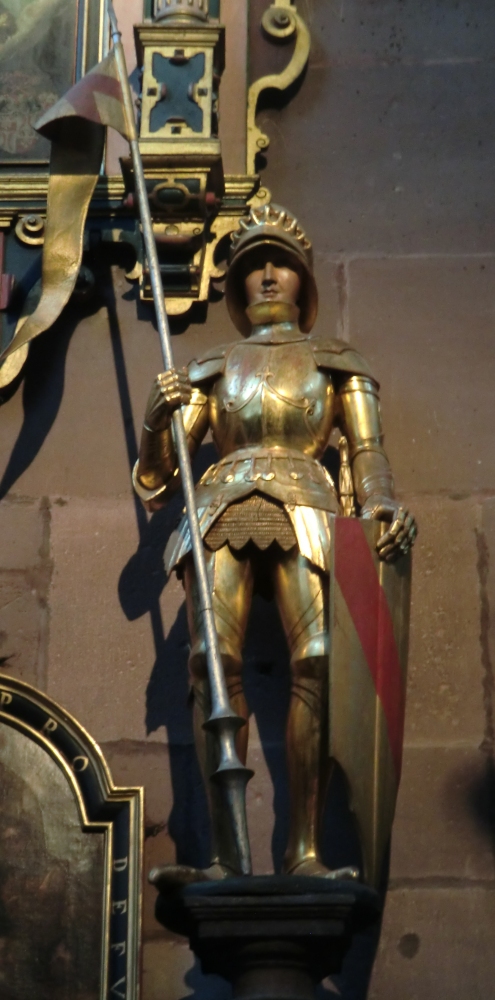 Statue, 19. Jahrhundert, im Münster in Freiburg