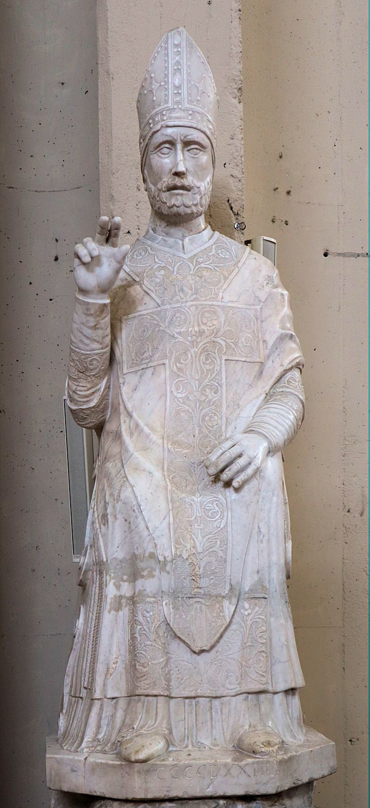 Statue in der Pfarrkirche in Cassino