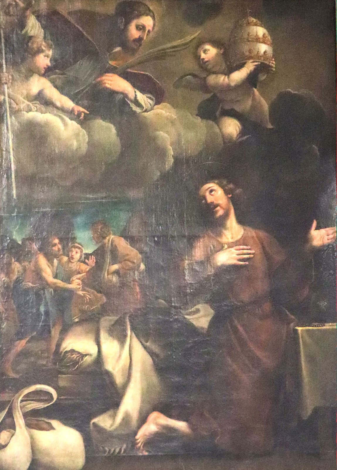 Alessandro Tiarini: Altarbild, 1628, in der Kirche Sant'Alessandro in Parma