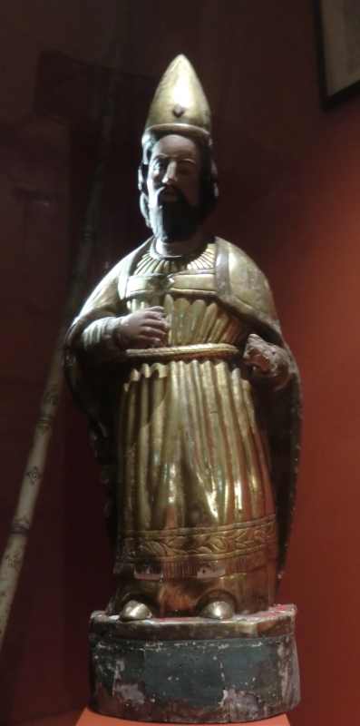 Statue aus Holz, 18. Jahrhundert, in der Kathedrale in St-Bertrand-de-Comminges