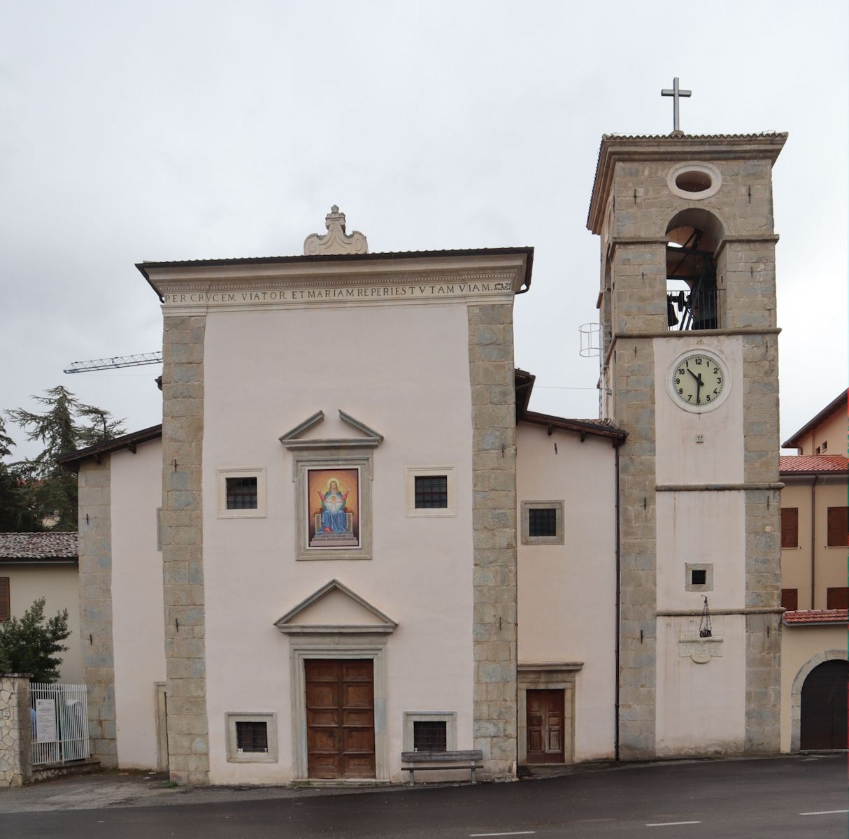 ehemaliges Kloster, heute Sanktuarium Madonna di Roio in Poggio di Roio