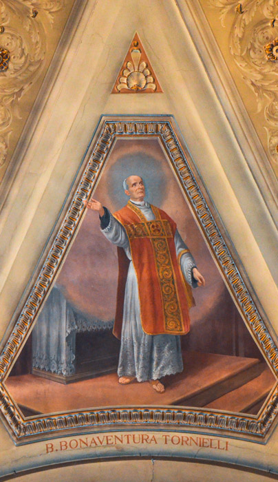 Fresko in der Kathedrale in Forli